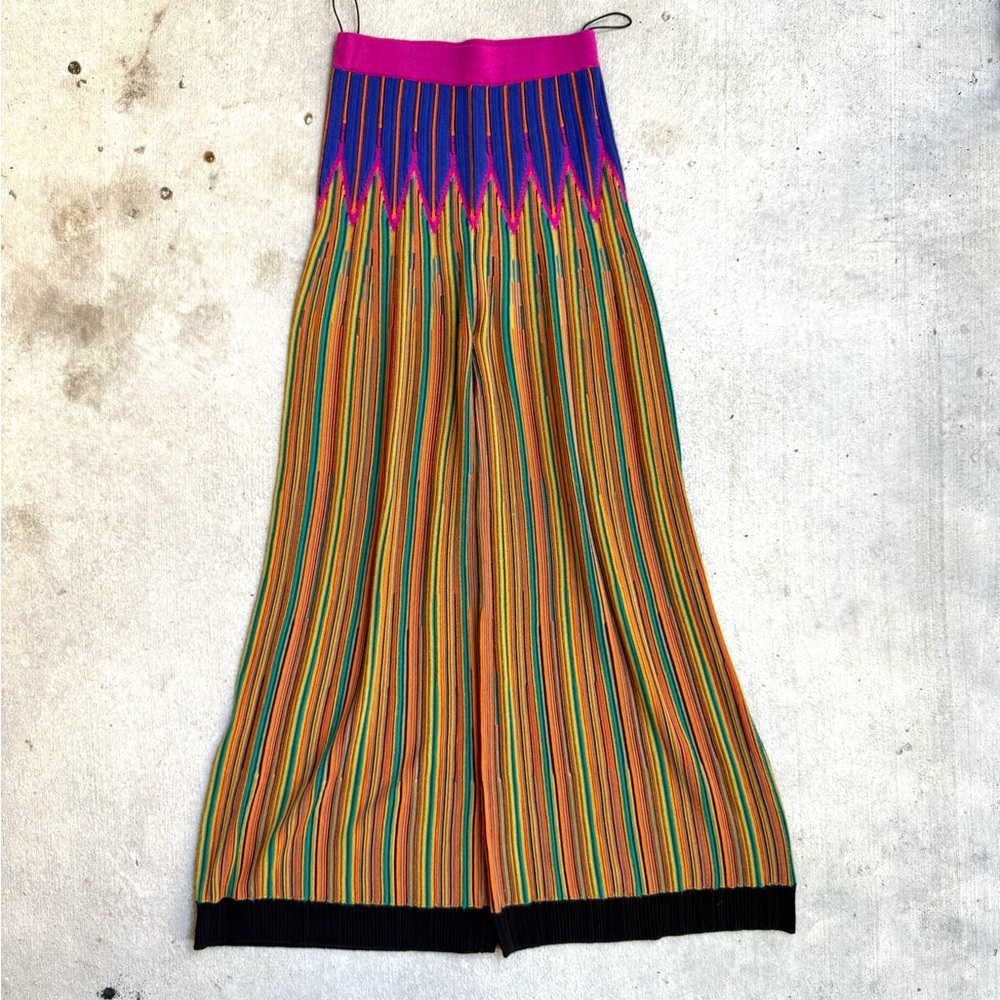 Forte Forte Knitter Abstracted Women’s Multi Colored Trousers 0